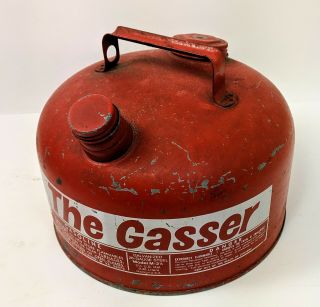 Vintage Eagle The Gasser Model M 2 1/2 Gallon Galvanized Gas Can 3