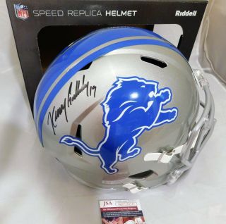 Kenny Golladay Signed / Autographed Detroit Lions Full Size Speed Helmet Jsa