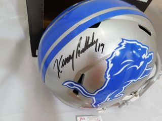 Kenny Golladay Signed / Autographed Detroit Lions Full Size Speed Helmet JSA 2