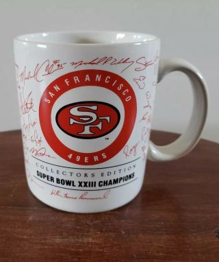 San Francisco 49ers Bowl Xxiii Champions Collectors Edition Coffee Cup