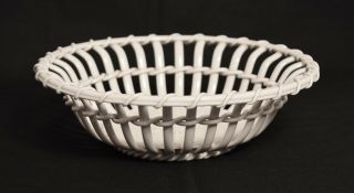 A Wonderful Antique Wedgwood Queensware Creamware Basket Bowl