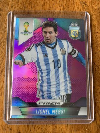 2014 Panini Prizm World Cup Lionel Messi 3/99 Argentina Barca Base