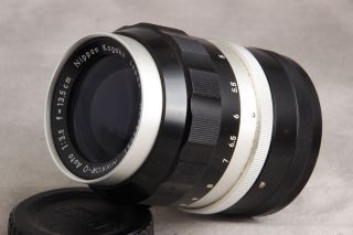 Vintage Nikkor Q 13.  5cm F/3.  5 NON AI Nikon Lens,  But AS - IS 2