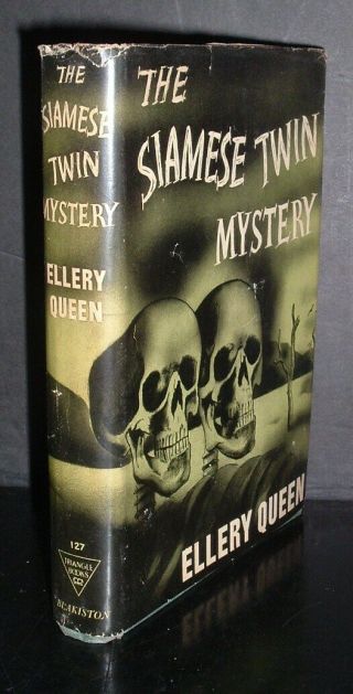 Lqqk Vintage 1946 1 Ed.  Hb.  The Siamese Twin Mystery By Ellery Queen