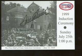 1999 Bb Hall Of Fame Induction Day 4 X 6 Postcard Autographed Tom Seaver
