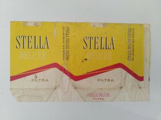 Opened Empty Cigarette Soft Packs - 84 Mm - Switzerland - Stella