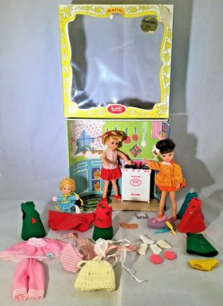 Barbie Tutti Dolls Rare Cookin Goodies,  Pretty Pairs Buffy Mrs Beasley Mattel,