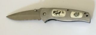 Wolf Pocket Knife,  440 Steel Vintage