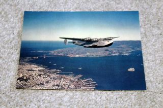 Pan Am Boeing 314 Clipper Aircraft Postcard
