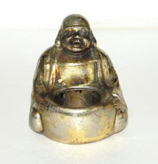 Antique Vintage Brass Buddha Buddhist Incense Burner Made In Japan 2.  5 " Tall