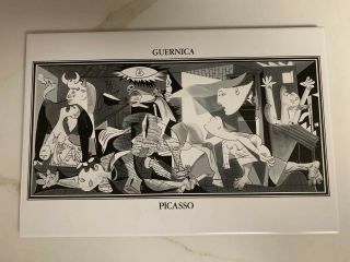 Vintage Pablo Picasso Art Ceramic Tile Guernica 1937 Made In Spain