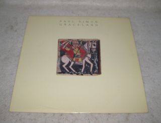 Paul Simon Graceland Vintage Vinyl Lp Record Album 1986 Warner Bros.