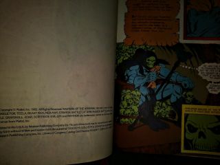 1983 Vtg MASTERS OF THE UNIVERSE SKELATOR Comic BOOK 3