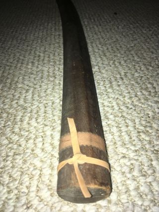 Vintage Antique Japanese Wooden Case Sword With Signed Tang 3