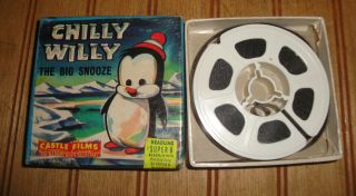 Vintage 8mm Movie Reel - Chilly Willy The Big Snooze From Castle Films 547