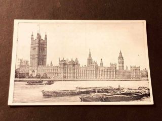 1910 T120 Omega Cigarettes World Views Big Ben,  Parliament London,  England 3