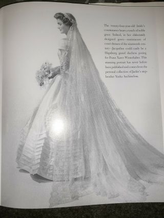 Bridal Jackie Kennedy Wedding A Family Album Book Mulvaney 1999 Vintage Photos