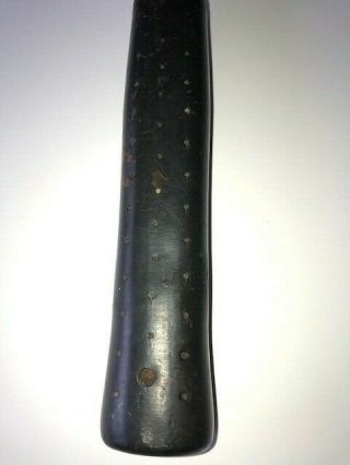 Old Vintage Vaughan Metal Handle 16 oz Claw Hammer Sturdy Rubber Grip 3
