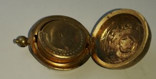 Antique Sovereign Coin Holder Wallet Old Gold Lustre Case money box saving bank 3
