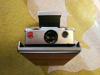 Vintage Polaroid Sx - 70 Land Camera Alpha - 1 Tan Stainless Vg
