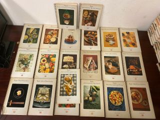 (21) Vintage Time Life Foods Of The World Spiral Cookbooks 1971