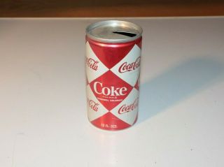 Vintage Diamond Coca Cola Pull Tab Flat Top Soda Can Coke 12 Ounce M17