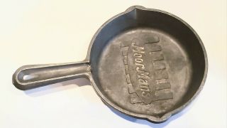 Moormans Vintage Cast Iron Ashtray Frying Pan Skillet