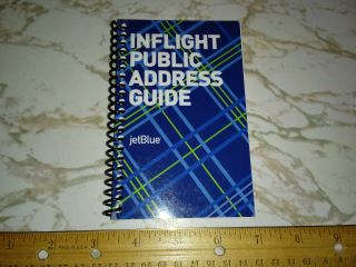 Jetblue Inflight Public Address Guide
