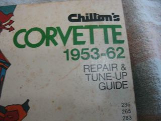 1953 - 1962 Corvette Tune Up & Repair Guide