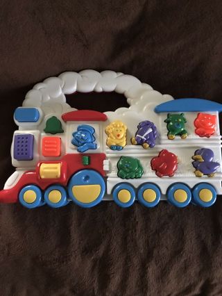 Chicco Electronic Sounds Animal Train Vintage Toy Circa 1994