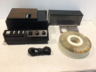 Vintage Whisper Matic Iii Sears Roebuck 2 Inch Slide Projector With Tray -