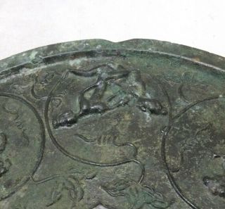 E442: Chinese ancient style copper mirror with appropriate relief and pattern 2