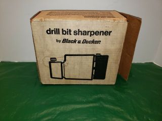 Vintage Black & Decker Double Insulated Drill Bit Sharpener 7980/261