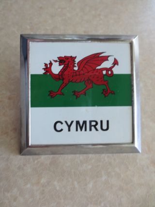Vintage Wales Car Badge For Austin Morris Mg Rover Wolseley Triumph Mini Rover