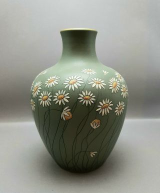 Antique Arts And Crafts Villeroy & Boch Mettlach Vase 2489 Dated 1898