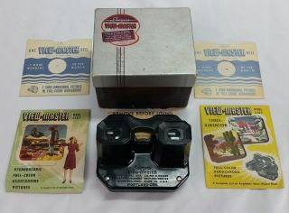 Vintage Sawyers View - Master Viewer,  Model C - 1946 - 1955.  1947 Catalogs