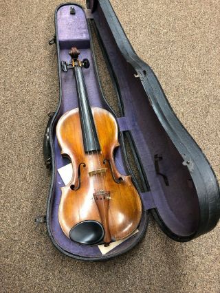 John A Gould & Sons Violin Antique 1950 3/4 Size With Case F - 730