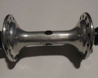 Campagnolo Vintage Record Road Bike Wheel Front Hub 28 Hole Low Flange