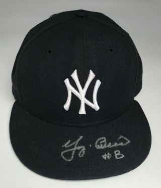 Yogi Berra Signed Ny Yankees Hat Cap Autographed Sz 7 1/4 Psa/dna Hof