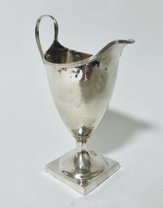 Quality Antique 18th Century Georgian Solid Sterling Silver Cream Milk Jug 1792 3