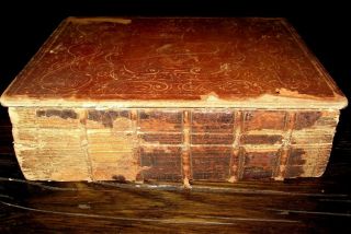 1814 Holy Bible American Antique Family Leather Collins York Imprint Plates