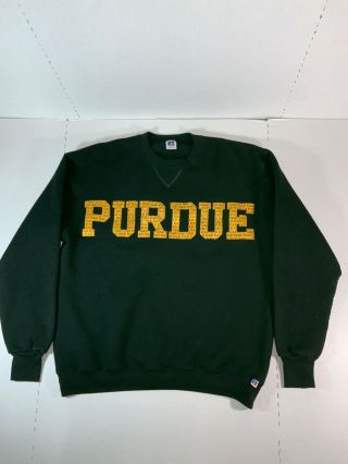 Vintage Purdue Sweatshirt Made In Usa With Dad In Letters