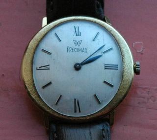 Precimax 1960s 18k Gold Wristwatch