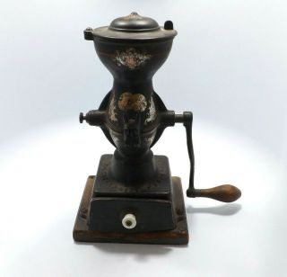 Antique Enterprise No 1 Cast Iron Coffee Mill Grinder