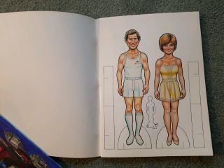 1982 Vintage Chuck & Di Have A Baby Paper Doll,  Princess Diana Book of Fashion 3