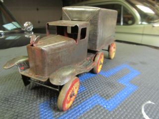 Wyandotte Louis Marx Antique Toy Truck Tractor Trailer Stamped Steel