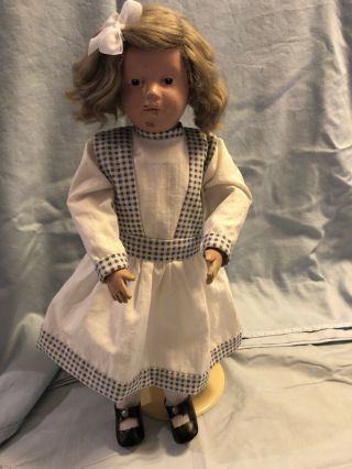 Antique 14 " Schoenhut Wood,  Spring Jointed Doll - Pat Jan 17th 1911