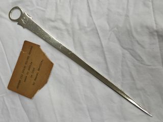 A Fine Antique Georgian Irish Silver Meat Skewer By Samuel Neville - Dublin 1808