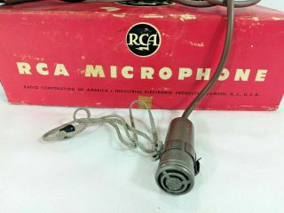 Vintage Rca Bk - 6b Lavalier Microphone