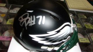 Jason Peters Philadelphia Eagles Signed Black Mini Helmet